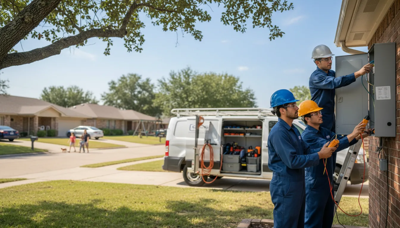 Certified electrician providing emergency electrical services in Fairfield, IL